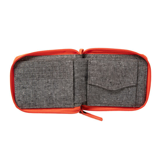 Orange wallet